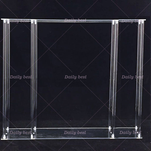 100x25x85cm Clear Acrylic Flower Stand Centrepiece Stand Wedding Party Display