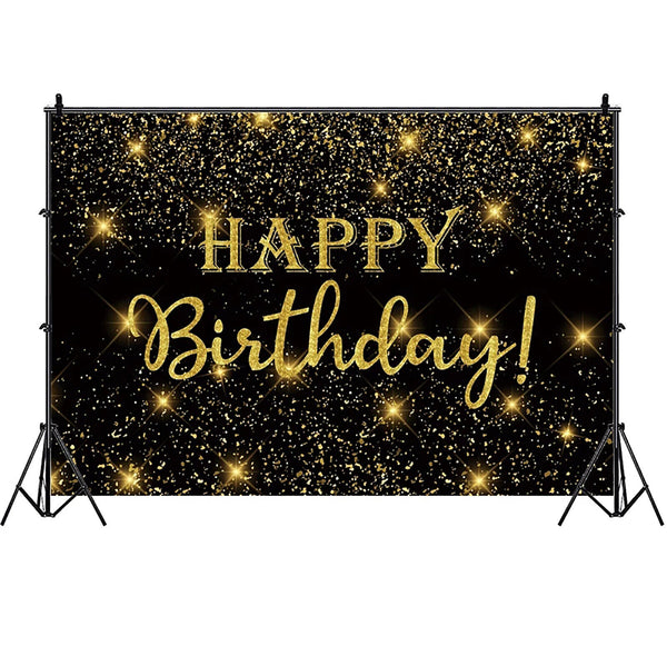 Happy Birthday Backdrop Banner Background Cloth Photo Props Party Decoration New