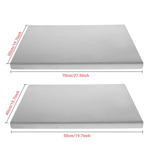 304 Stainless Steel Cutting Chopping Board Pastry Bench Protector Large Board AU
