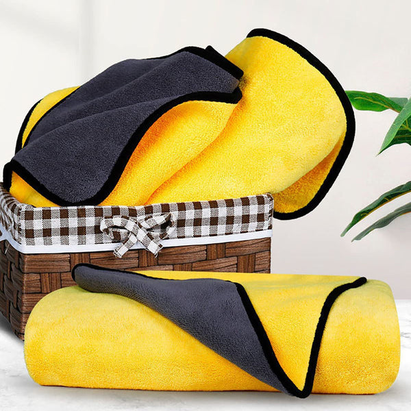 5PCS 60x30cm Pet Drying Towel Ultra-absorbent Water Dog Bath Microfiber Clean AU