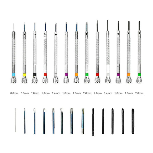 13pcs Precision Screwdriver Eyeglasses Watch Jewelry Watchmaker Repair Tool AUS