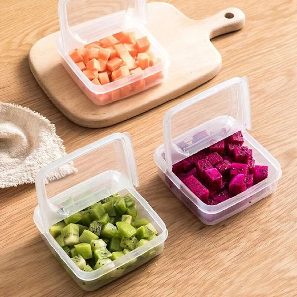 Cheese Slice Storage Box Fridge Food Container Butter Keeper Fresh Food Storage Set