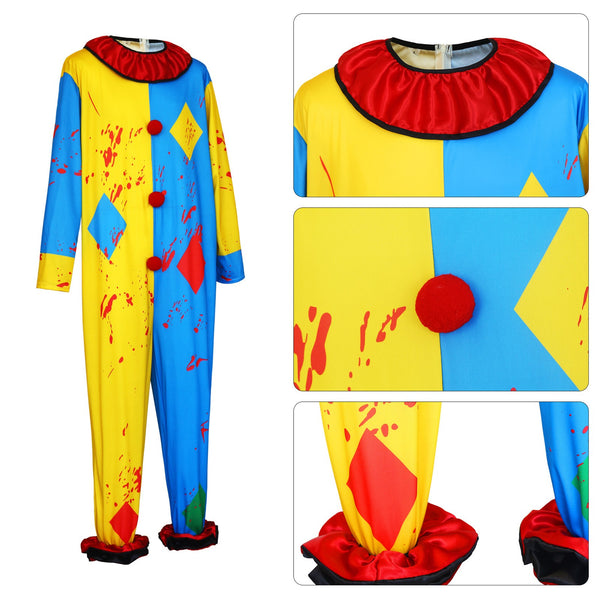 Clown costume sleeve and cuff detail