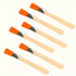 40pcs Nylon Paint Brushes Set | Flat Artist Chip Brushes for Acrylic, Wall & Craft Painting