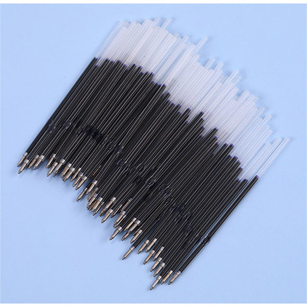 Refills for Retractable Press Ballpoint Pens Black Blue Writing Instrument