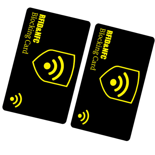 100PCS RFID Blocking Cards Anti Scan Credit Card Protector Wallet Shield