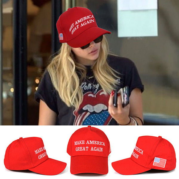 MAKE AMERICA GREAT AGAIN Republican Cap Hat Election Embroidered US Donald Trump