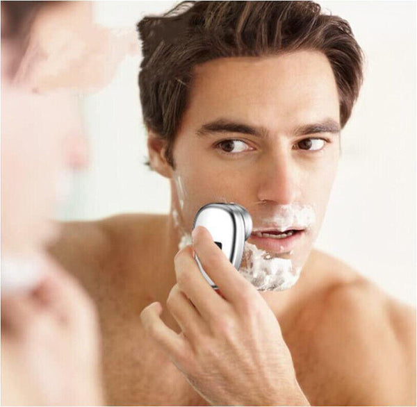 Mini Shave Electric Shaver Portable LCD Rechargeable Pocket Razor For Men