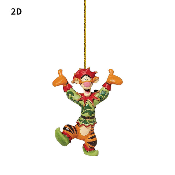 Christmas Tree 2D Disney Acrylic Ornaments Xmas Pendants Hanging Kids Gift DecOD