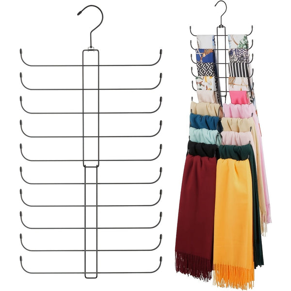 Legging Organizer 10-layer Clothes Hanger Organizer Rack Space-saving NEW