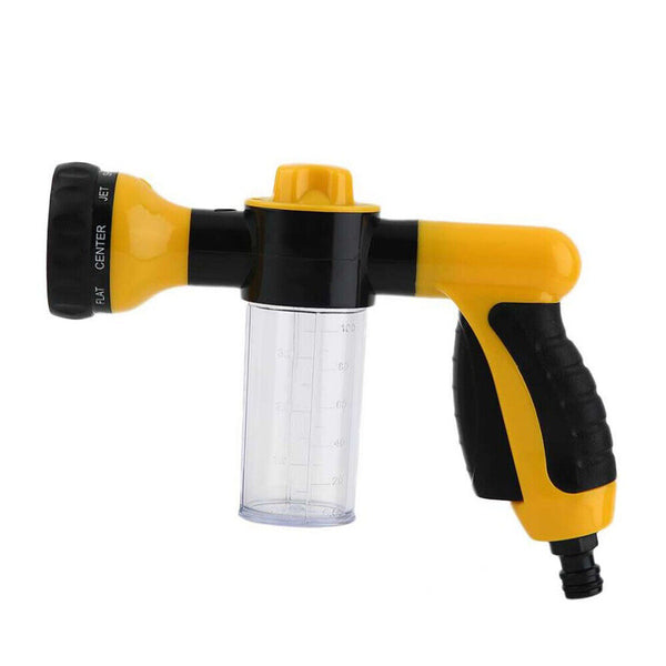 Washing Nozzle Plant Pet Hose 8mode Garden Car Water Foam Sprayer Soap Dispenser