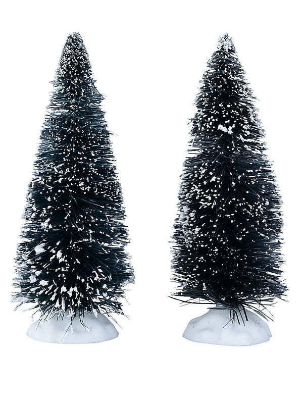 7x Santa & Family Park Village Scene | 10cm Tree