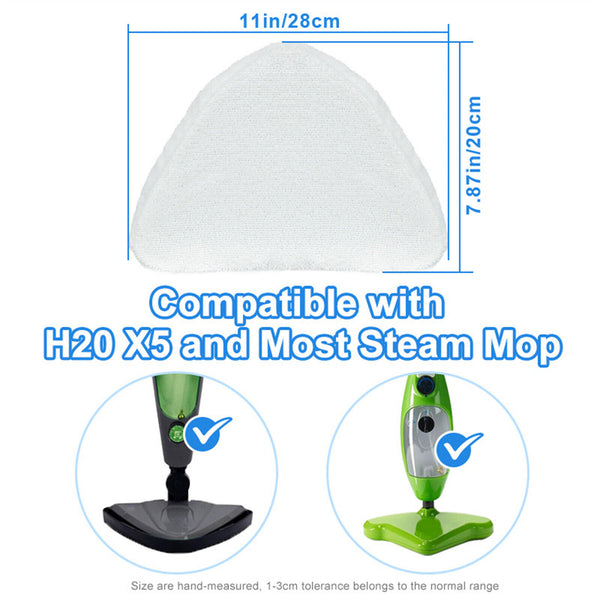 Steam Mop Replacement Pads for Steam Mop,Washable Microfibre Cloth Floor Pads