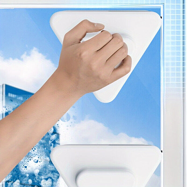 Magnetic Window Cleaner Double Sided Glass Wiper Cleaning Brush Car Windows AU