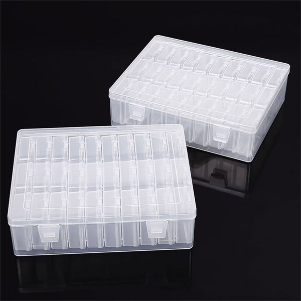 Clear Small Bead Organizers Plastic Storage Cases Jewelry Containers Craft Boxes