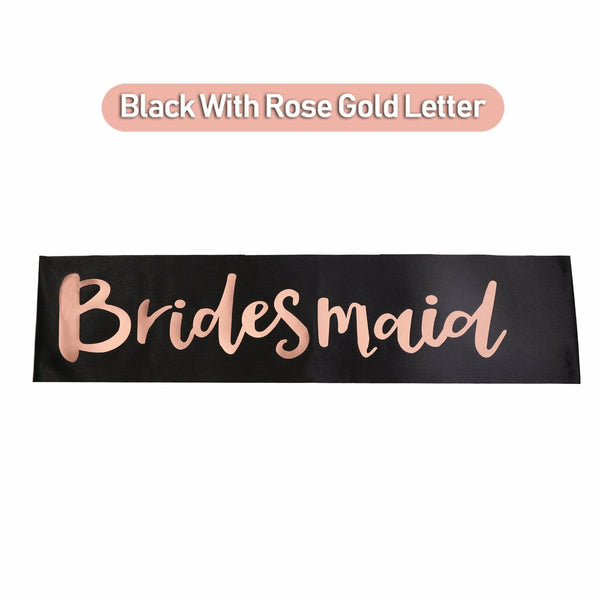 Team Bride To Be Sash Hens Do Party Rose Gold Wedding Sashes Bridal Shower AUS