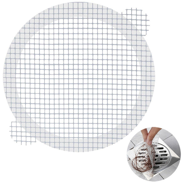 30 Pack Disposable Shower Drains Hair Catcher Mesh Sticker Bathroom Bathing AUS