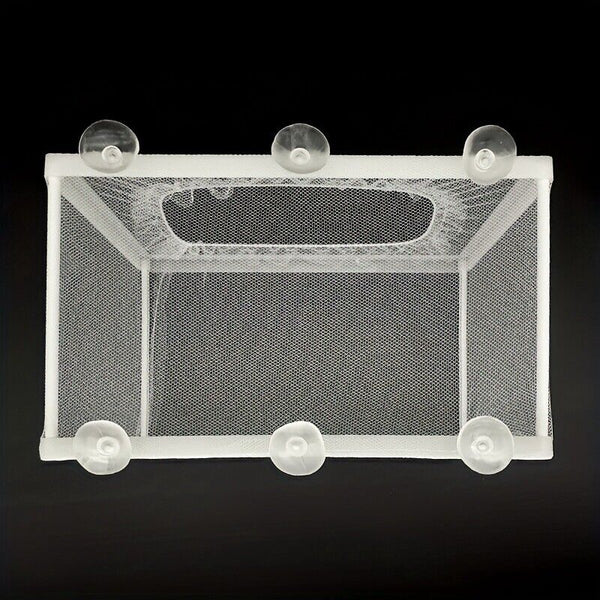 2PCS Aquarium Fish Breeding Box White Isolation Net PVC Hatchery Tool Species