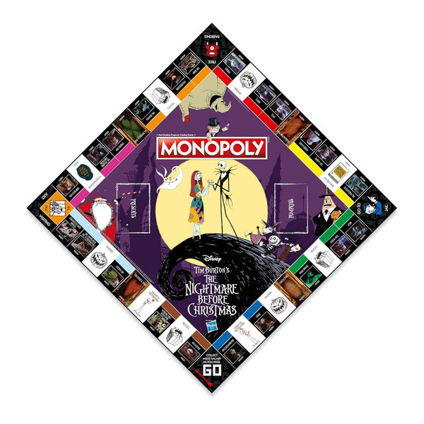 Monopoly Hasbro Disney The Nightmare Before Christmas Board Game 8+