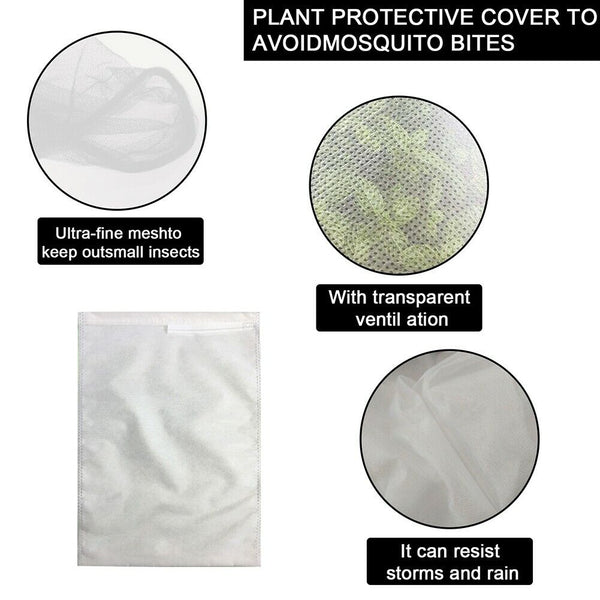 100-1000x Grape Protection Mesh Bags Fruit Vegetable Against Insect Waterproof