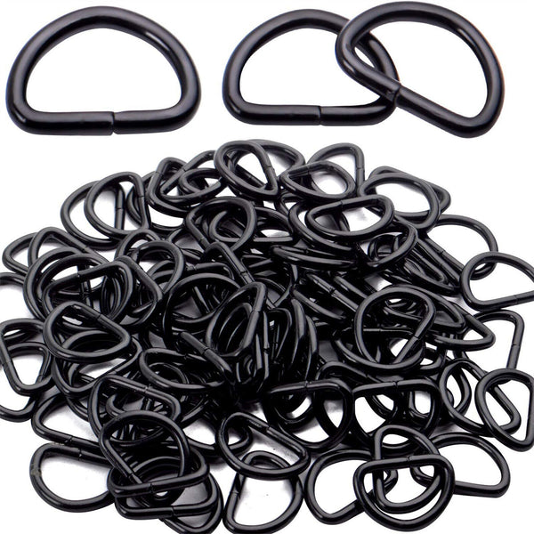 20PCS D Ring Metal Buckle D-ringes Strap Loop Webbing Strapping Ring D Rings AUS