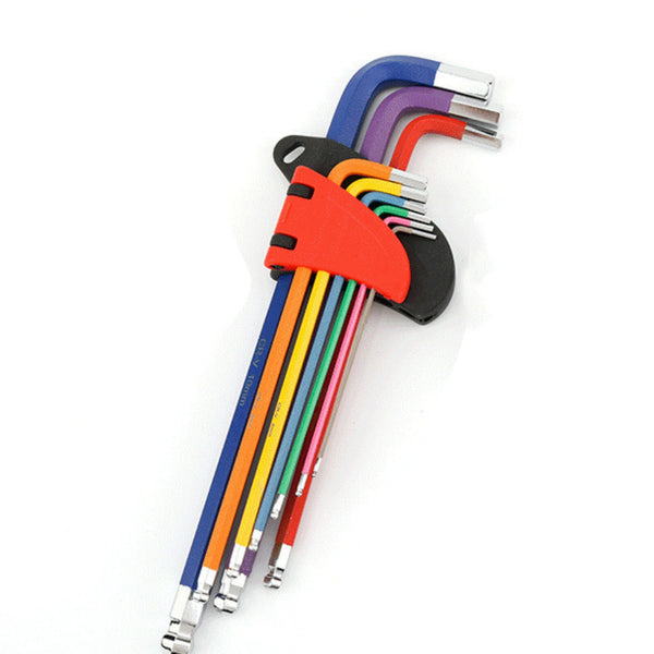 9PCS Long Arm Hex Key Set – Allen Wrench & Hexagon Spanner Kit