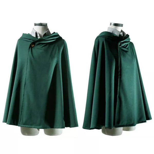 Attack on Titan anime cosplay cape in green - Lets Party