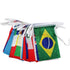 2PCS International Flag Bunting 100 Country Flags String Banner Party Decoration