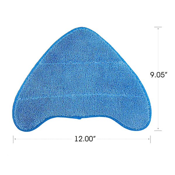 Washable for VAX S86-SF-CC Blue Steam Mop Cleaning Triangle Pads Microfibre