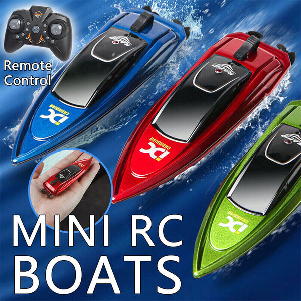 Mini RC Boats High Speed Racing Boat Dual Motors 2.4G Remote Control Ship LR