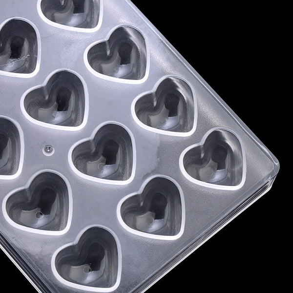 Heart Silicone Resin Mold Necklace Pendant Casting DIY Jewellery Mould