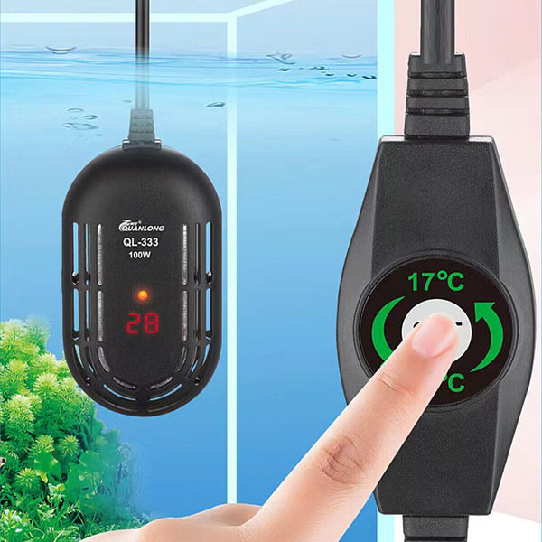 Submersible Aquarium Heater Fish Tank Heating Rod Turtle Tank Thermostat Heater