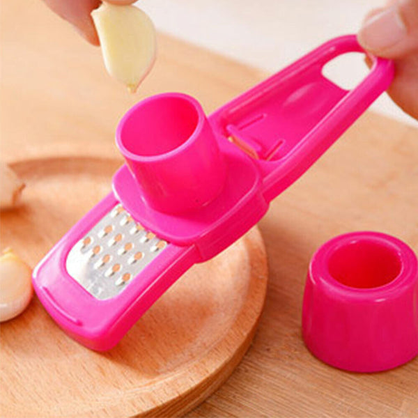Garlic Crusher Ginger Grater Chopper Grinder Press Mincer Slicer Cutter