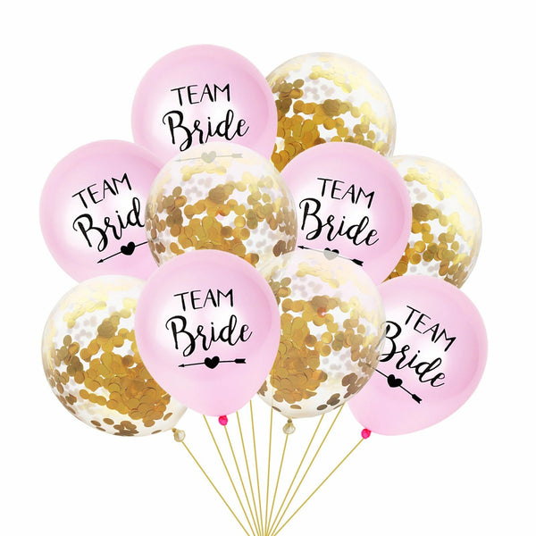 20x Team Bride To Be Latex Balloon Hens Night Bridal Shower Wedding Bachelorette