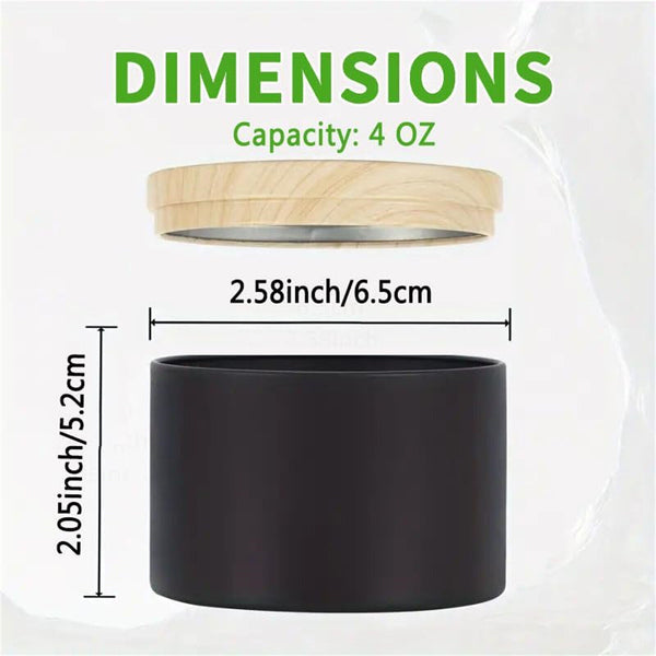 4OZ Candle Making Tins Candle Jars Metal For Wax Soy Making Container