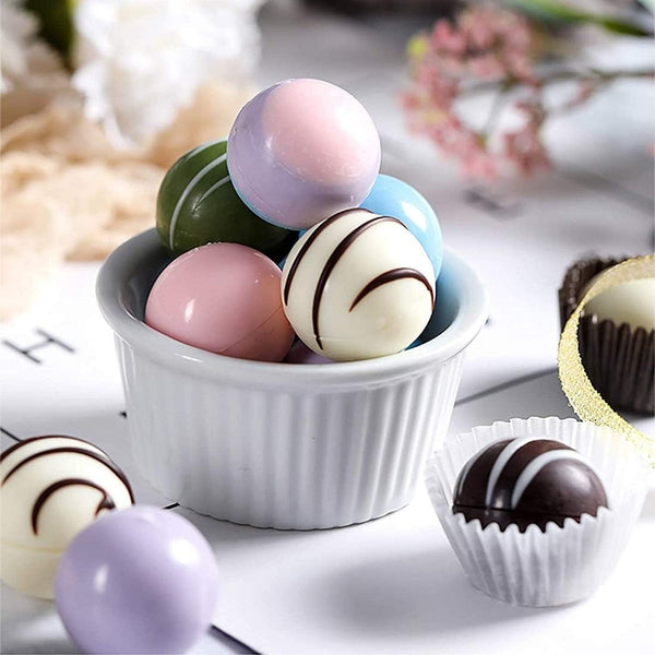2PCS 5 Cavity Semi Sphere Silicone Mould Chocolate Bombe Dome Baking Mold