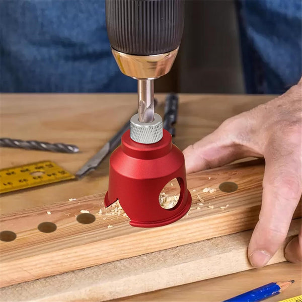 2 Set 90 Degree Drill Guide for 3mm to 10mm Bits – Straight Hole Drilling Positioner for Woodworking