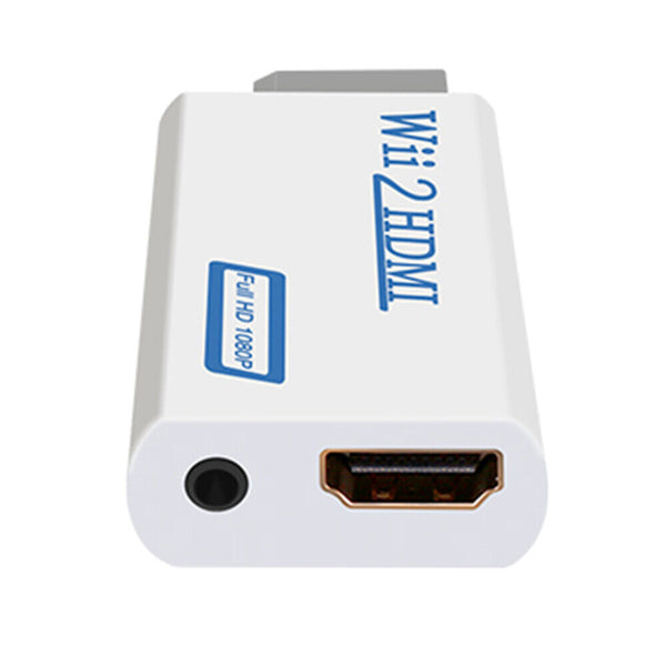 1080p HD Video Output Wii Wii2HDMI 3.5mm Adapter 480i HDMI Converter Mini Audio