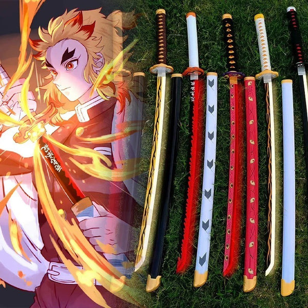 Demon Slayer LED Light Up Katana Sword Tanjiro Rengoku Cosplay Gift