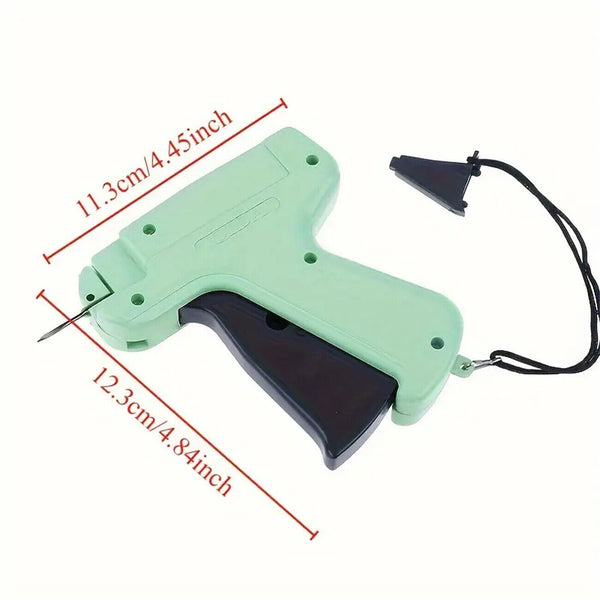 Clothes Garment Price Label Machine Tagging Tags Gun +1000 Barbs 5 Steel Needles