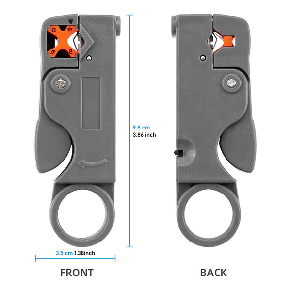 2x Automatic Wire Cutter Stripper Pliers Electrical Cable Crimper Terminal Tool