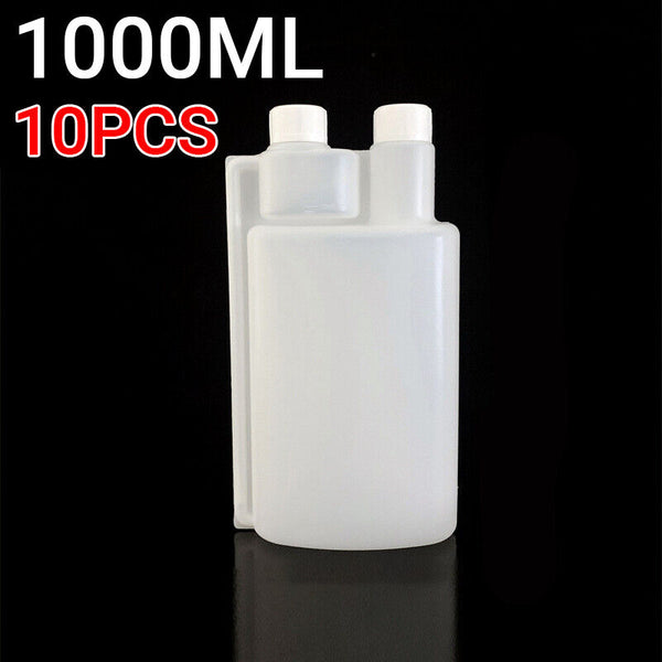 250-1000ml Plastic Twin Chamber Bottle Tamper Evident Cap Chemical Liquid Bottle