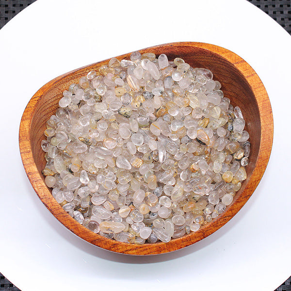100G-1KG Angel Aura Crystal Chips BULK Natural Gemstone Polished Mini Crystal AU