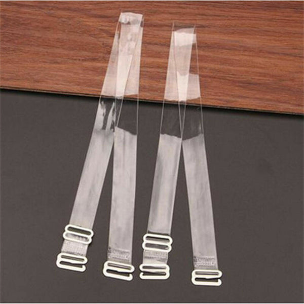 Invisible Bra Straps Transparent Elastic Shoulder Strap Adjustable AU