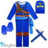 Boys Lego Ninjago Ninja Costume Jumpsuit Mask Gloves Cosplay Book Week Halloween