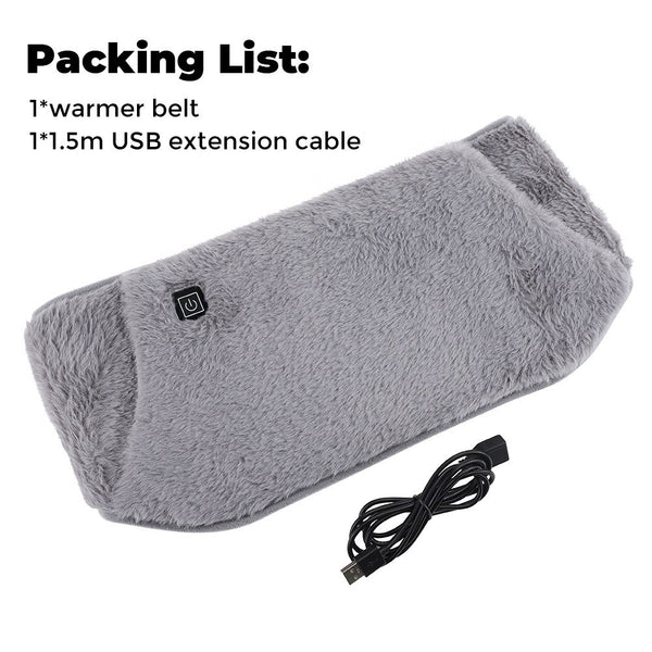 Heat Pad Belt Cramps Waist Electric Heating Menstrual USB For Period Pain Relief