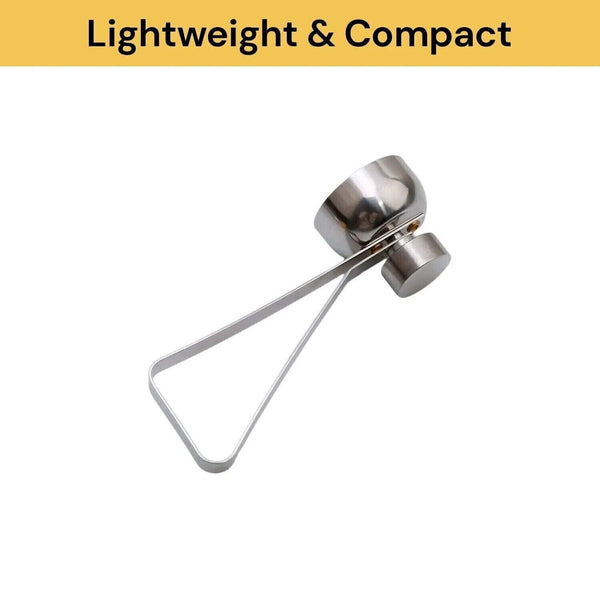 Stainless Steel Egg Shell Opener Cutter Cracker Boiled Egg Separator Topper Tool