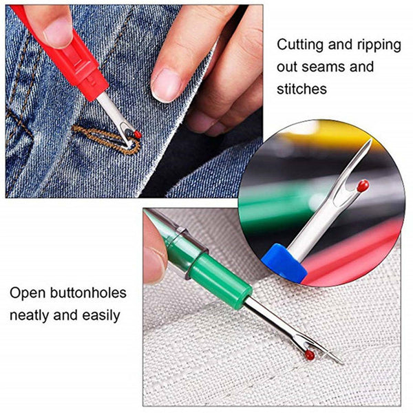 4 PCS Thread Stitch Cutter Stitching Seam Ripper Unpicker Craft Sewing Tool AU