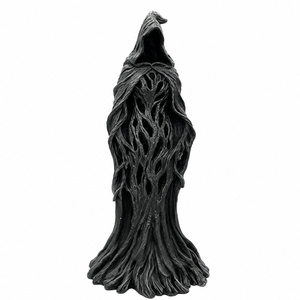 Cracker Barrel Witch Statue Gothic Halloween Resin Figurine Retro Magician Decor