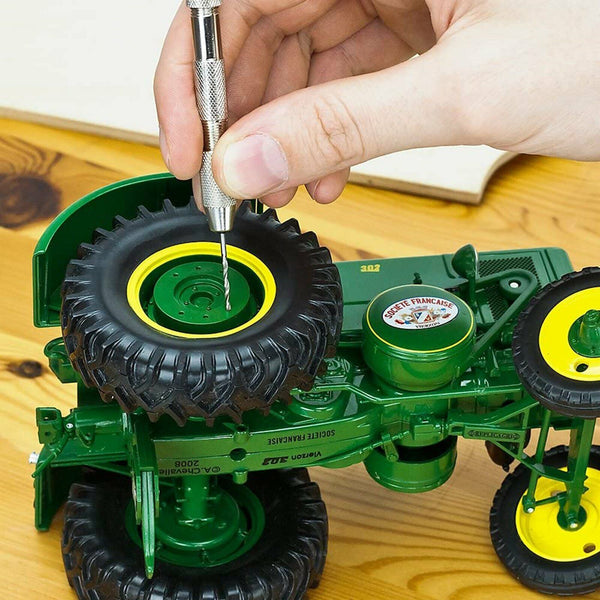 Precision Pin Vise Hand Drill Set Of 10 Pieces Rotary Tools For Models Hobby DIY